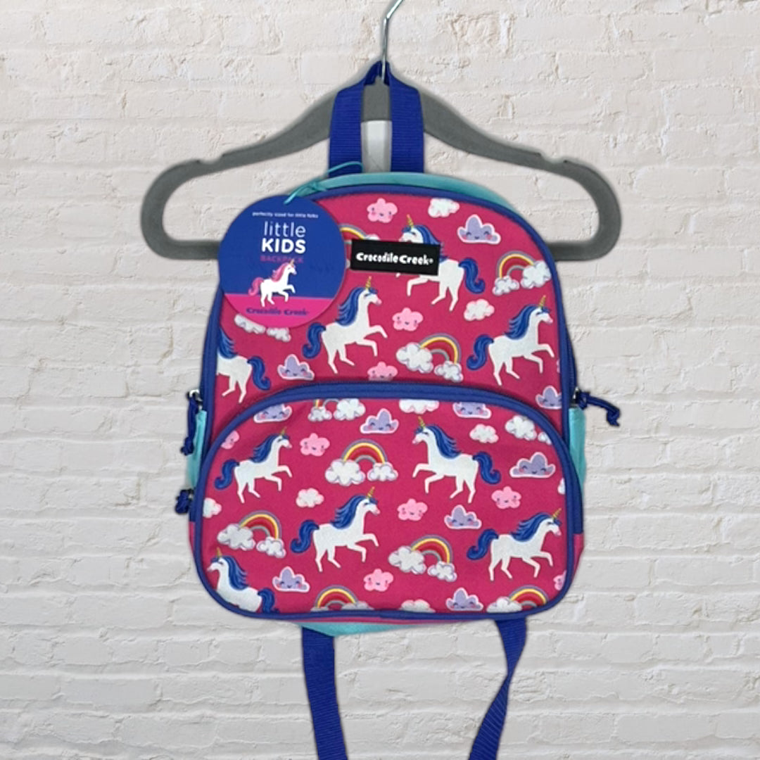 NEW Crocodile Creek Rainbows Unicorns Toddler Backpack Piece By Piece Kids