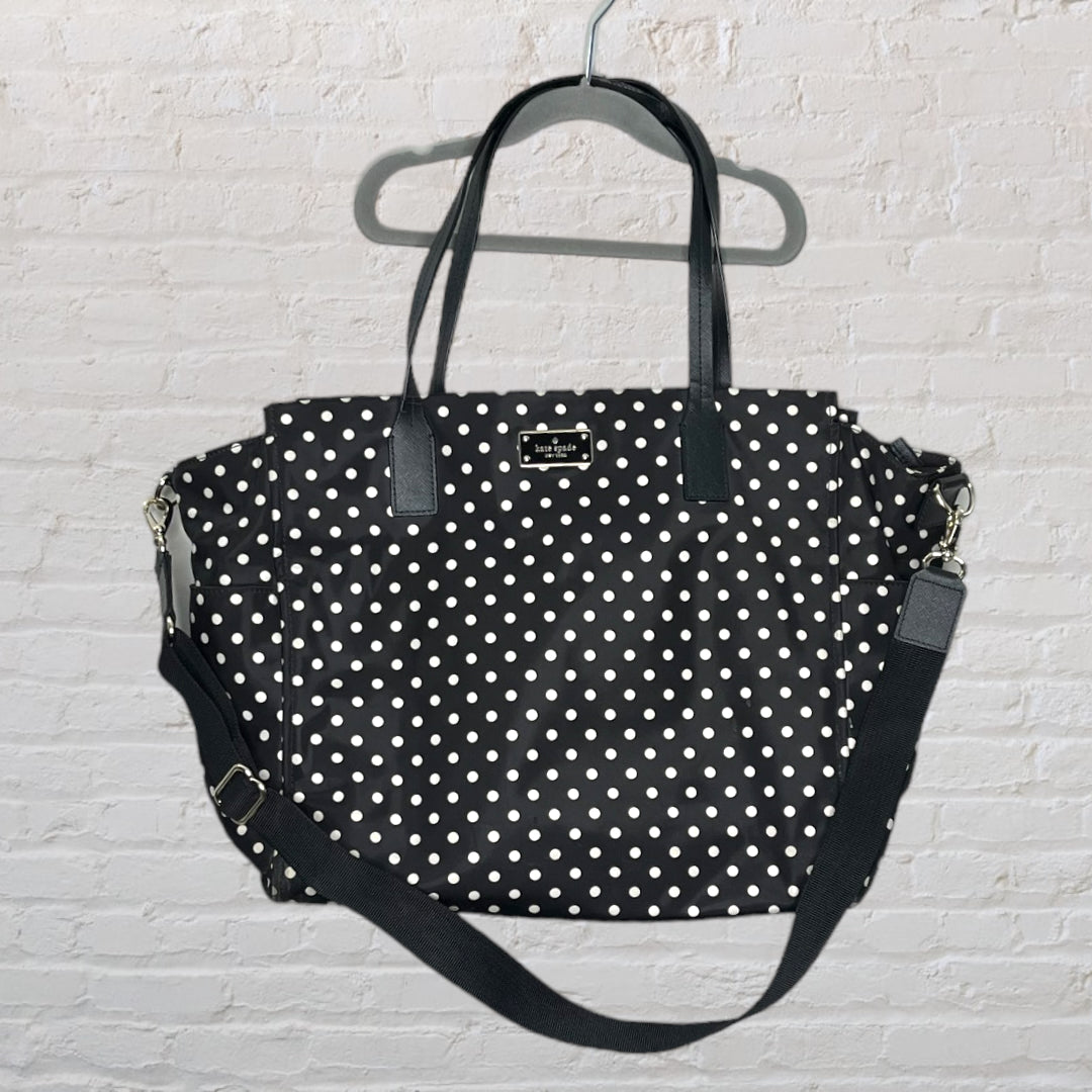 Kate Spade Polka Dot top Diaper Bag