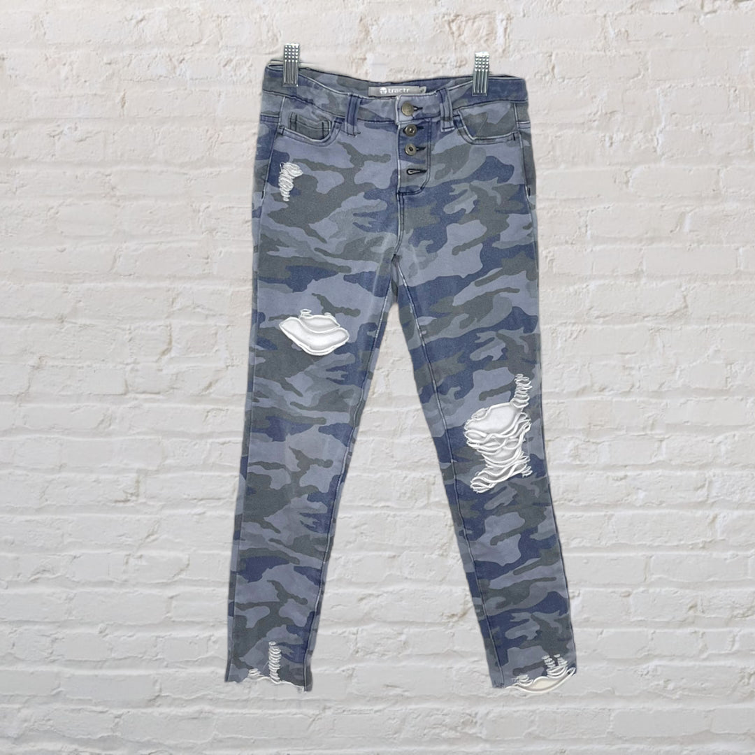 Tractr Distressed Camo Jeggings (10) – Piece By Piece Kids