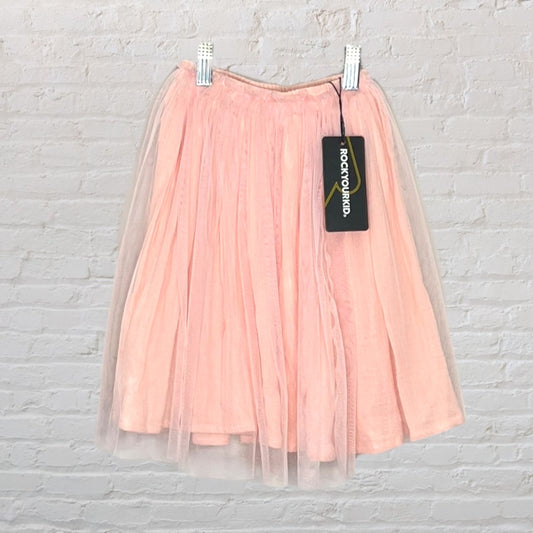 Rock Your Kid Tulle Overlay Maxi Skirt (2T)