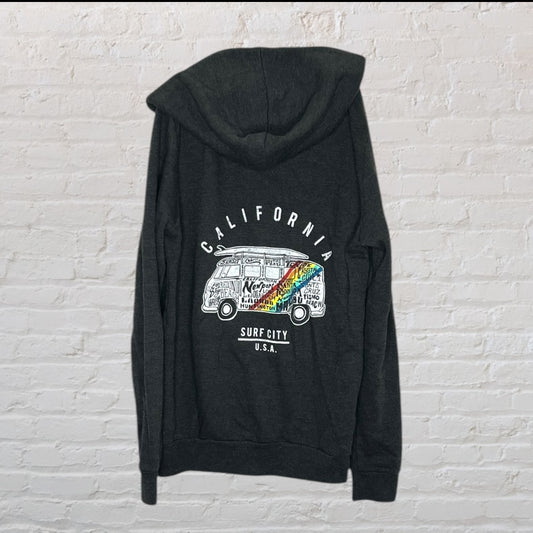 Californian Vintage 'California Surf City' Graphic Hoodie (12)