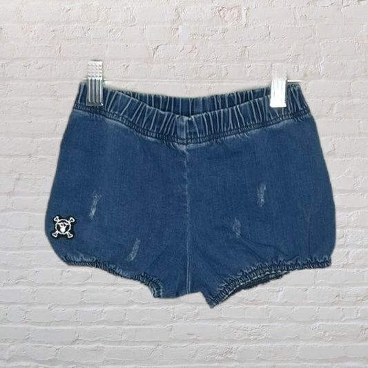 Nununu Distressed Denim Shorties (4-5)