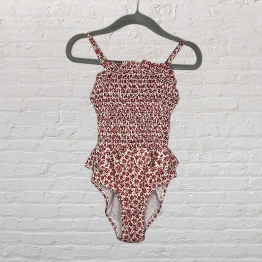 Zara Smocked Floral Swimsuit (4-5)