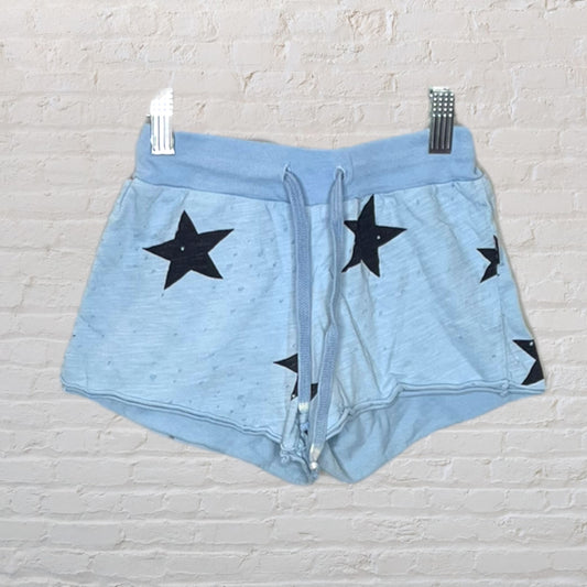 T2 Love Distressed Star Shorts (6)