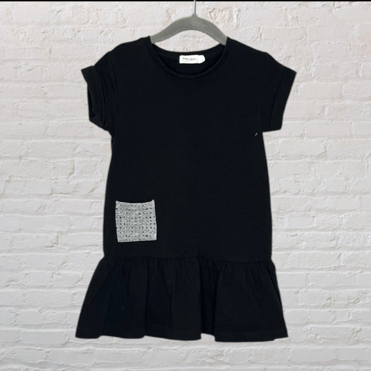 Miles Pocket Peplum Dress (4T)