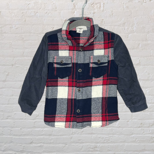 Tucker + Tate Plaid Button-Down Shirt (18M)