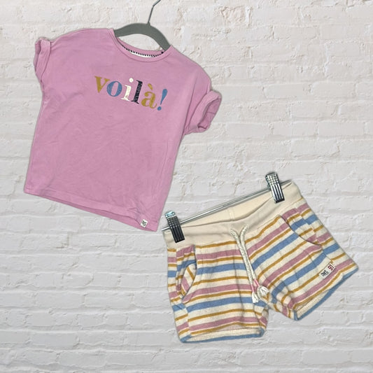 Noppies 'Voila' Terry Shorts Set (3T)