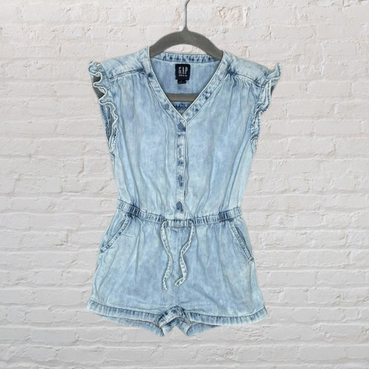 Gap Acid Wash Denim Romper (2T)