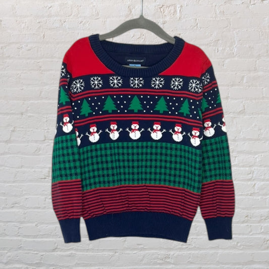 Andy & Evan Christmas Fair Isle Sweater (5T)