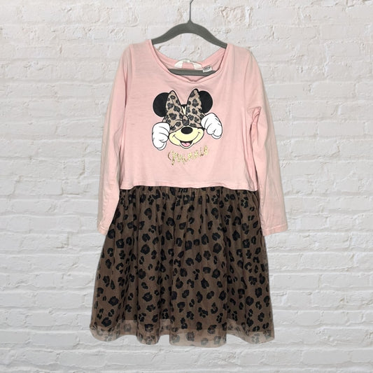 H&M X Disney Minnie Mouse Leopard Print Dress (7-8)