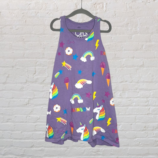 Chaser Rainbow Unicorn Graphic Dress (6)