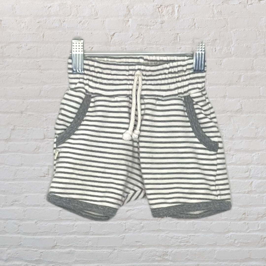 Childhoods Striped Sweat Shorts (2T)