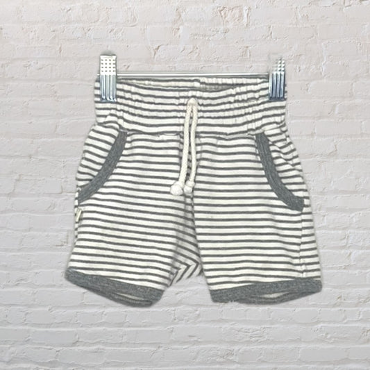 Childhoods Striped Sweat Shorts (2T)