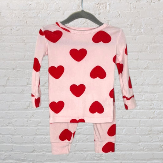 Cat & Jack Fleece Hearts Lounge Set (12M)