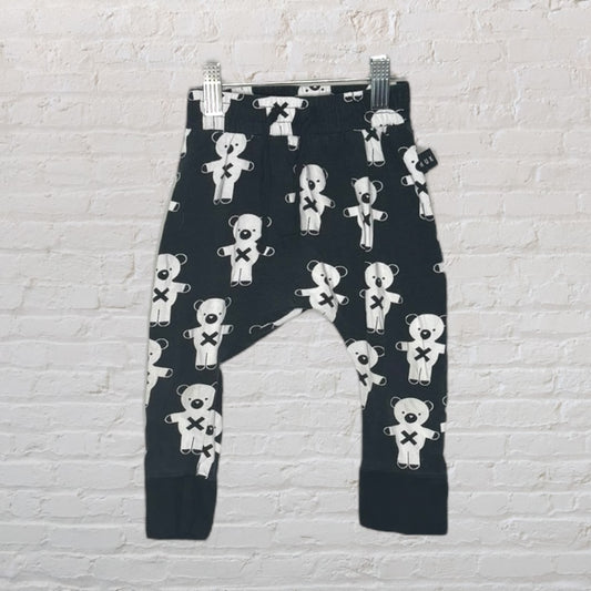 Huxbaby Bear Print Harem Joggers (2T)