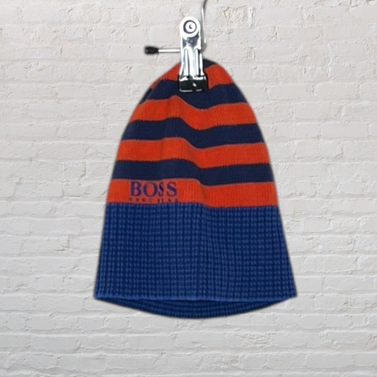 Boss Striped Knit Beanie (3T)