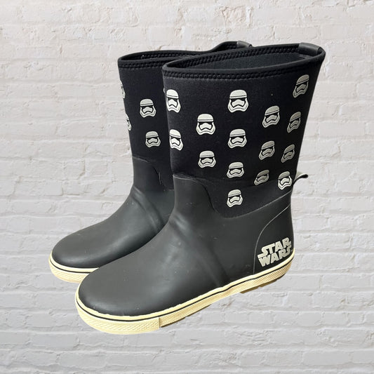 Zara x Star Wars Stormtrooper Insulated Rain Boots (Footwear 3Y)