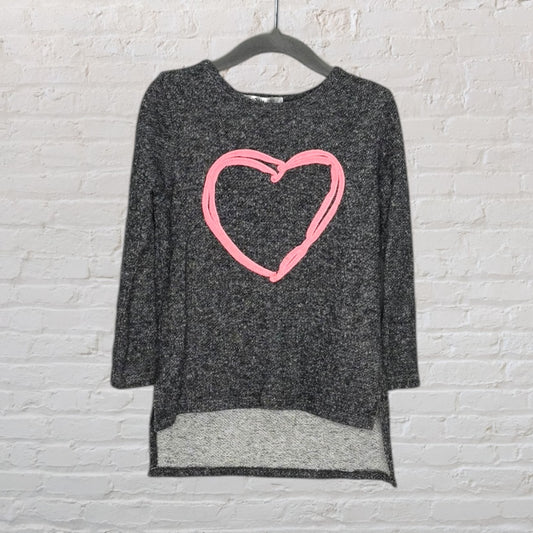 Joah Love Marled Heart Tunic (4T)