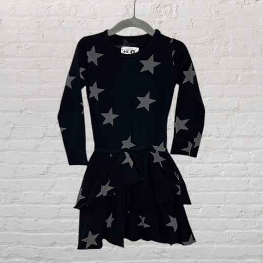 Nununu Star Print Tiered Dress (4-5)