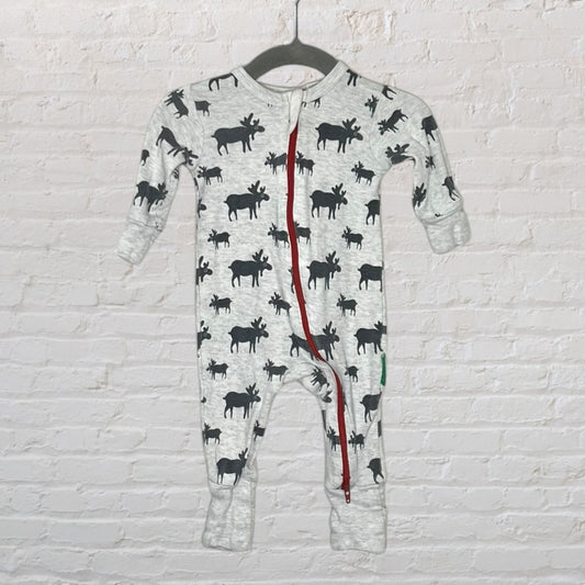 Parade Organics Convertible Moose Romper (0-3)