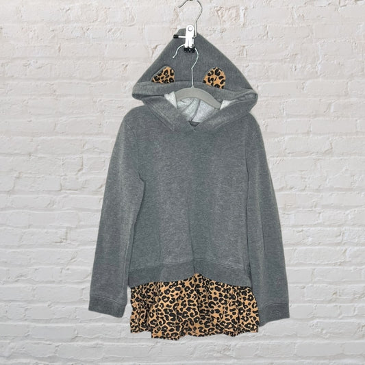 Tucker + Tate Leopard Hoodie Dress (6)