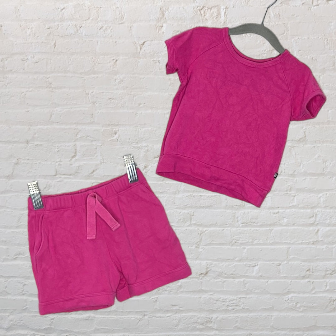 Kyte Baby Raspberry Bamboo Jersey Summer Set (2T)