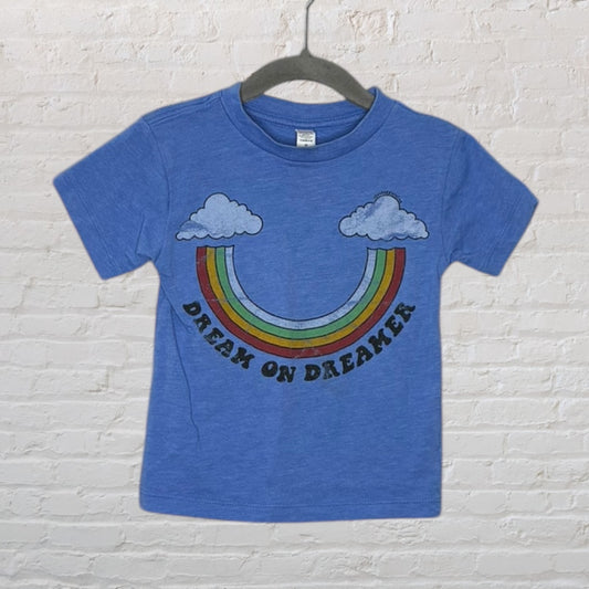 Rivet Apparel 'Dream On Dreamer' Rainbow T-Shirt (2T)