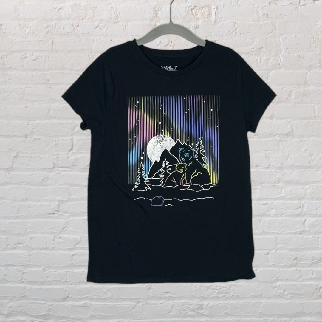 Cat & Jack Northern Lights Mural T-Shirt (7-8)