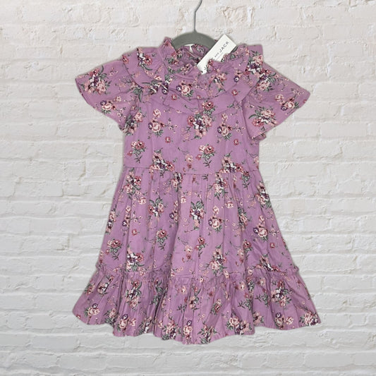 Janie and Jack Floral Bib Dress (4T)