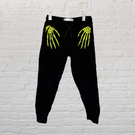 Zara Skeleton Hands Joggers (6)