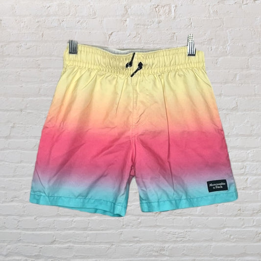 Abercrombie Rainbow Swim Trunks (7-8)