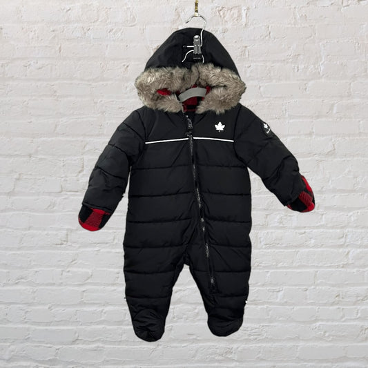 Canadiana Fleece-Lined Bunting Suit (9M)