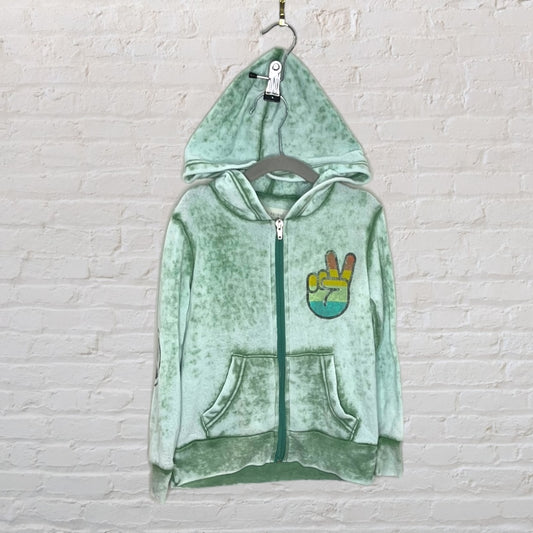 Rowdy Sprout 'One Love' Burnout Hoodie (3T)