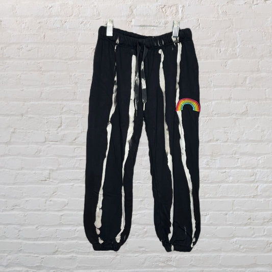 Flowers By Zoe Striped Rainbow Patch Joggers (6)