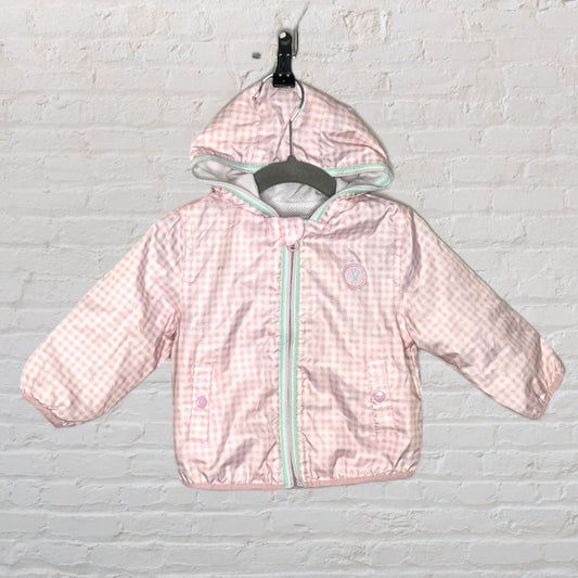 Chicco Mesh-Lined Gingham Windbreaker (12M)