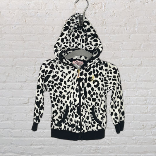 Juicy Velour Leopard Print Hoodie (12-18)