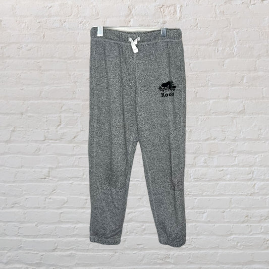 Roots Salt & Pepper Logo Joggers (7)