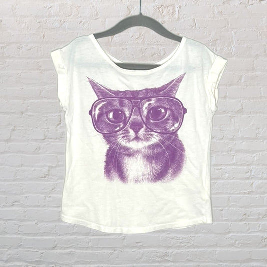 Forever 21 Glasses Cat T-Shirt (6)