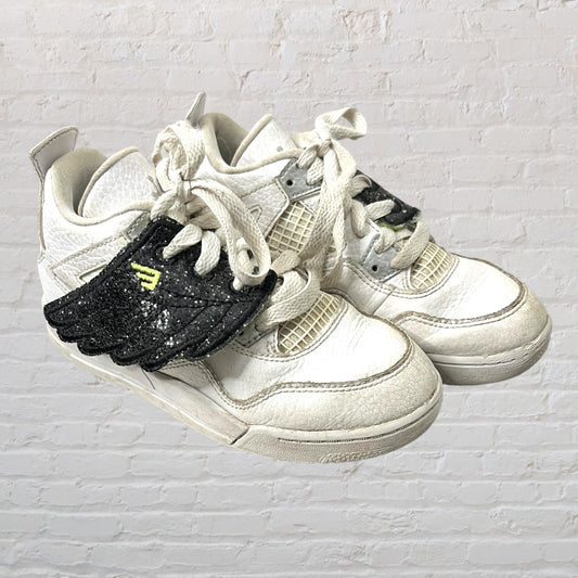 Air Jordan 4 Retro Pure Money Sneakers & Wing Attachments (Footwear 12)