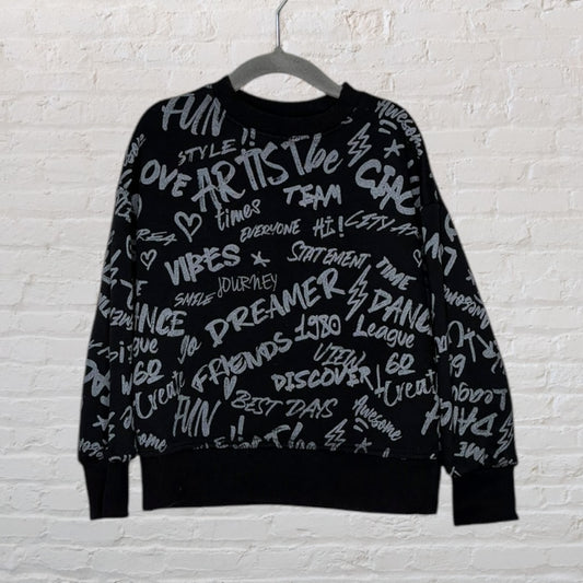 Zara Graffiti Sweatshirt (8)