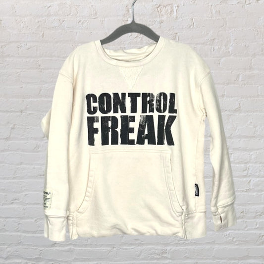 Nununu 'Control Freak' Kangaroo Pocket Sweater (6-7)