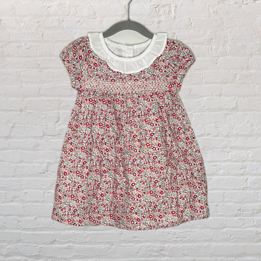 M&S Smocked Floral Dress (12-18)