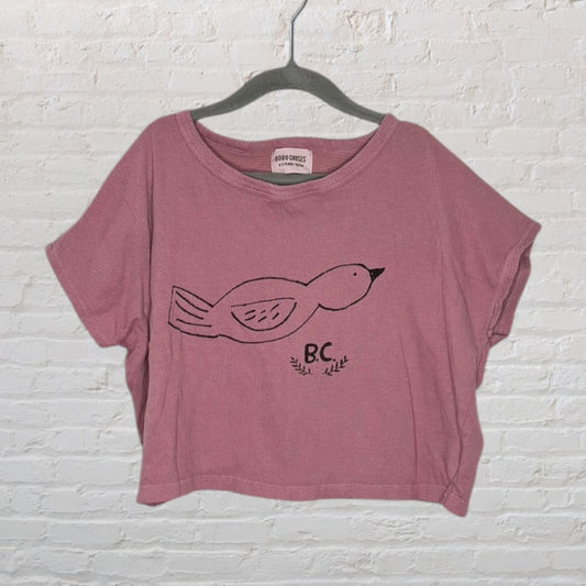 Bobo Choses Textured Boxy Bird Top (4-5)