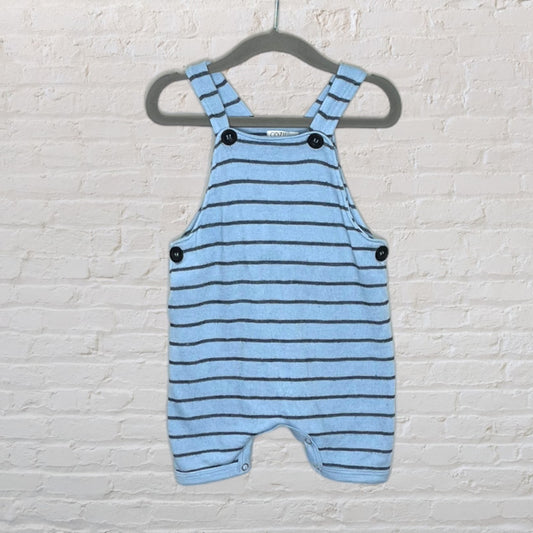 Cozii Striped Jersey Overalls (12-18)