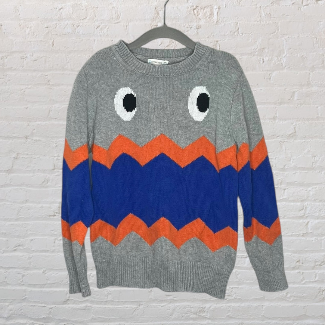 Crewcuts Knit Monster Sweater (6-7)