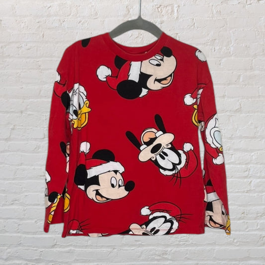 H&M X Disney Mickey & Crew Christmas Long-Sleeve (5-6)