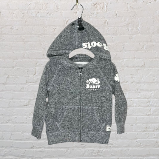 Roots Salt & Pepper Banff Zip Hoodie (18-24)