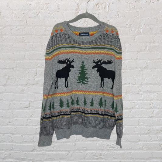 Andy & Evan Fair Isle Moose Sweater (8)