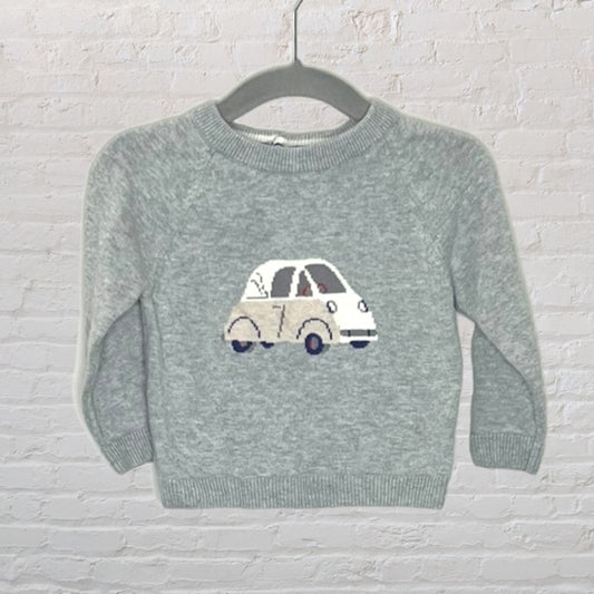 Jacadi Knit Car Sweater (12M)