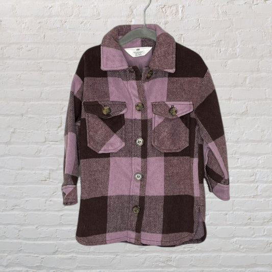 H&M Plaid Shacket (4T)